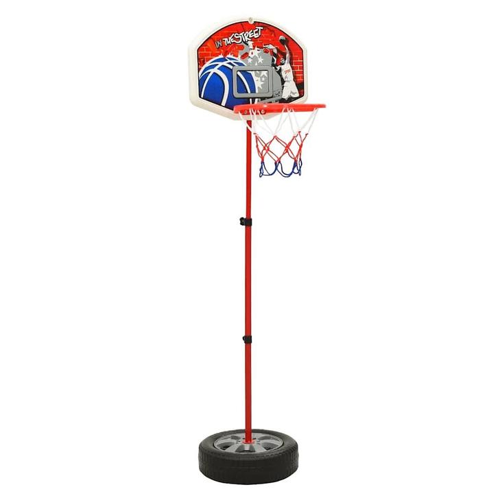 vidaXL Kinderbasketbalset verstelbaar 120 cm, Sport en Fitness, Basketbal, Nieuw, Verzenden