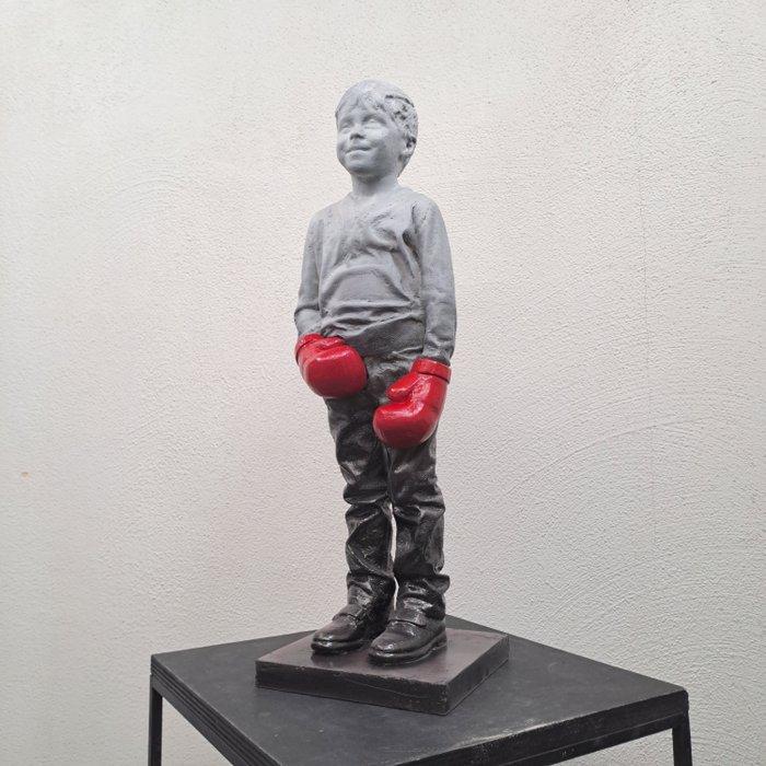 Mark Sugar - Carefree child (Red boxing style 58), Antiek en Kunst, Kunst | Designobjecten