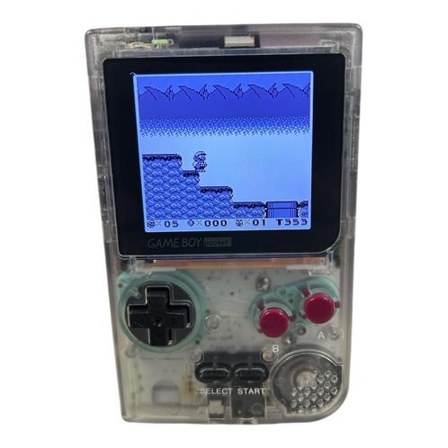 GameBoy Pocket Transparent IPS Screen (GB CLASSIC), Games en Spelcomputers, Spelcomputers | Nintendo Game Boy, Verzenden