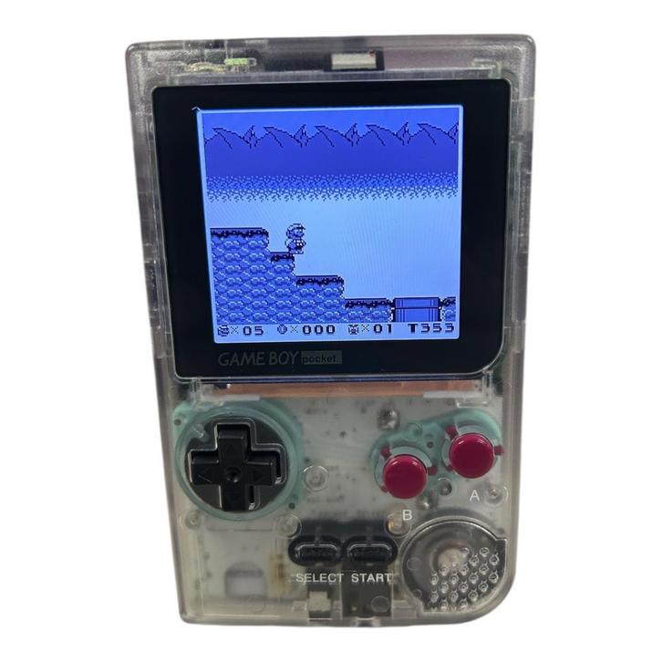GameBoy Pocket Transparent IPS Screen (GB CLASSIC), Games en Spelcomputers, Spelcomputers | Nintendo Game Boy, Verzenden