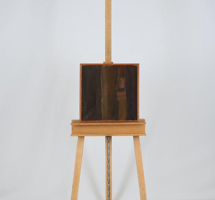 Willem Adams (1937-2022) - Landschap in bruin, Antiek en Kunst, Kunst | Schilderijen | Modern