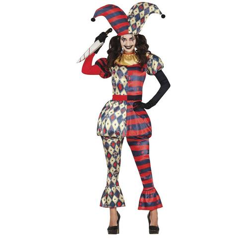 Harlekijn Halloween Kostuum Dames horror, Hobby en Vrije tijd, Feestartikelen, Nieuw, Verzenden