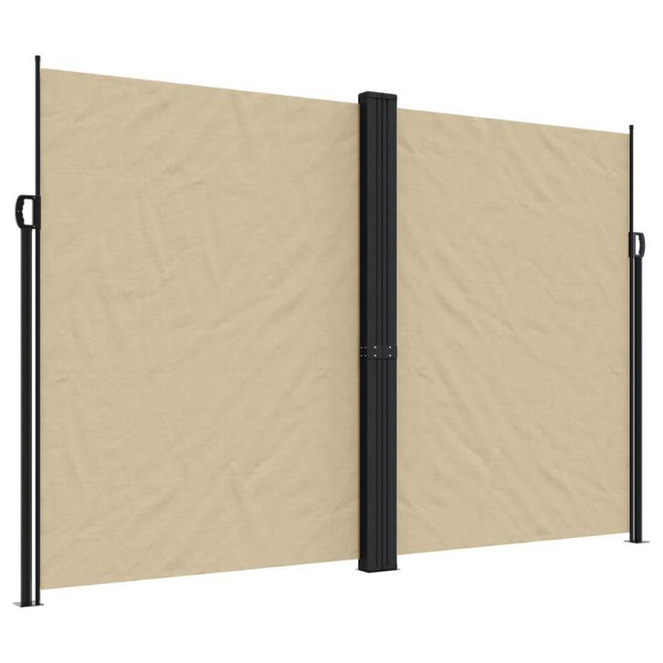 Windscherm Beige 220x600 | OP = OP | Balkon Afscherming, Tuin en Terras, Tuinschermen, Nieuw, Staal, 200 cm of meer, 200 cm of meer