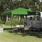 vidaXL Pop-up Luifel Tent Groen 300 x 300 cm Stof, Verzenden, Nieuw
