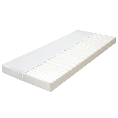 vidaXL Matras 7 Zone 10 cm PU-schuim H2 H3 80x200 cm, Huis en Inrichting, Slaapkamer | Matrassen en Bedbodems, Nieuw, Verzenden