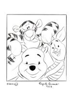 Pasqule Venanzio - Pooh,Tigger and Piglet making faces
