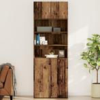 vidaXL Wandkast Wandgemonteerd met de deur Oud hout 80 x, Huis en Inrichting, Kasten | Dressoirs, Verzenden, Nieuw