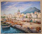Giuseppe Luongo (1948) - Scorcio di Napoli (Torre, Antiek en Kunst