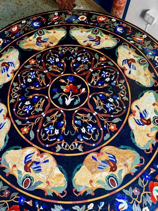 Tafel - Meer dan 50 verschillende soorten marmer - Ingelegd, Antiek en Kunst, Antiek | Meubels | Stoelen en Sofa's