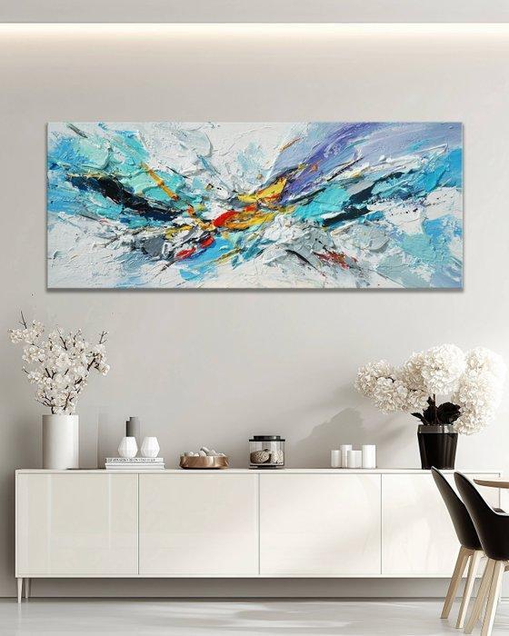 StefanoArt - Misty Horizon, Antiek en Kunst, Kunst | Schilderijen | Modern