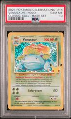 Pokémon - 3 Graded card - Blastoise, Charizard, Venusaur, Hobby en Vrije tijd, Nieuw