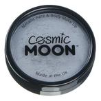 Cosmic Moon Metallic Pro Face Paint Cake Pots Silver 36g, Verzenden
