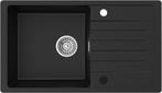 Spoelbak - Wasbak - Keuken - Graniet - 78x45 cm - Zwart - CE, Huis en Inrichting, Keuken | Keukenelementen, Verzenden, Nieuw