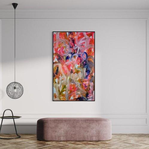 Timo Wedell (1994) - Blumen der Hoffnung Abstract - XXL, Antiek en Kunst, Kunst | Schilderijen | Modern