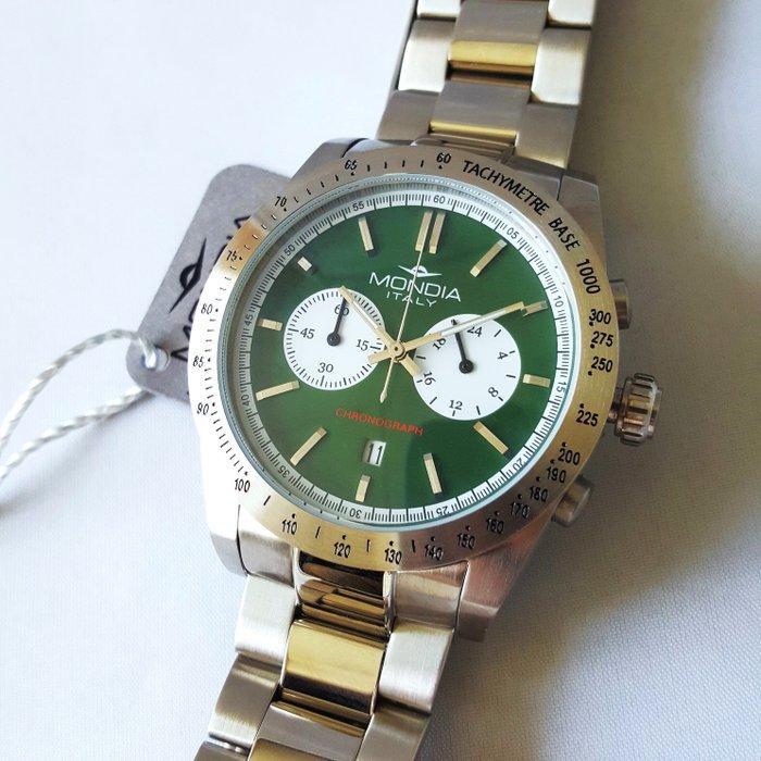Mondia - Chronograph - Multifunction - Tachymeter - Steel -, Handtassen en Accessoires, Horloges | Heren