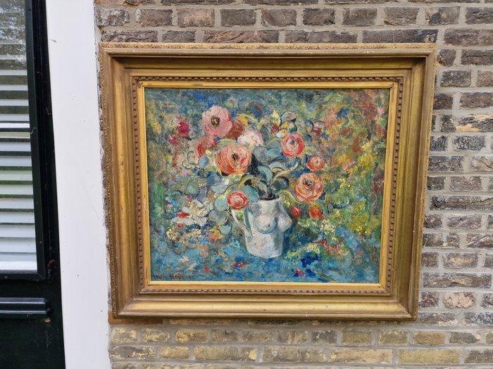 Louis Meys (1902-1995) - Bloemenpracht, Antiek en Kunst, Kunst | Schilderijen | Klassiek