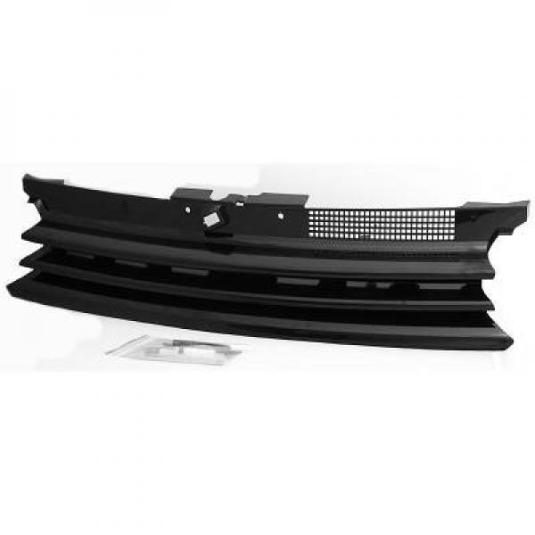 Grille zonder embleem VW Golf 4 97-03 zwart, Auto-onderdelen, Carrosserie, Nieuw, Volkswagen, Verzenden