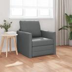 vidaXL Vloer Sofa Bed 2-in-1 Donkergrijs 74x77x81 cm Stof, Huis en Inrichting, Zetels | Zetels, Verzenden, Nieuw