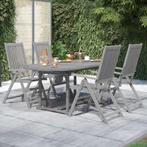 vidaXL 5-delige Tuinset massief acaciahout, Tuin en Terras, Tuinsets en Loungesets, Verzenden, Nieuw, Tuinset