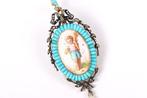 Pendentif - 18 carats Argent, Or jaune - 2.25ct. tw.