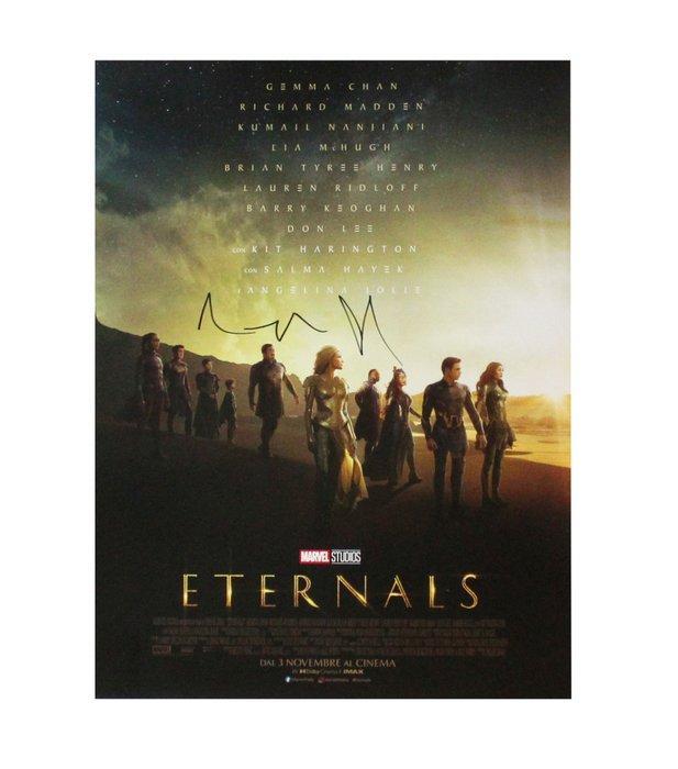 Eternals - Marvel - Poster Autografato da Angelina Jolie -, Verzamelen, Film en Tv