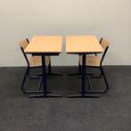 Tweedehands complete school set van 11 stuks schooltafels +, Maison & Meubles, Chaises