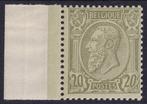 Belgique 1886 - 20c Olive sur fond vert-grisâtre - Léopold, Gestempeld