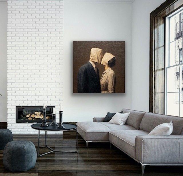 Eric Brumette - KISS ME BAG - Toile L, Antiek en Kunst, Kunst | Designobjecten