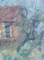 Alois De Laet (1866-1949) - Zonnig landschap met hoeve -