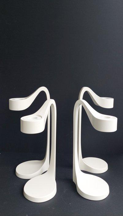 IKEA - Monica Mulder - Kandelaar - Metaal - Vier kandelaars, Antiek en Kunst, Kunst | Designobjecten