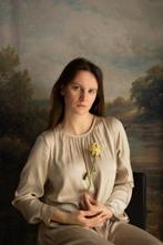 Elizaveta Kalinina - Self-portrait with dead rose