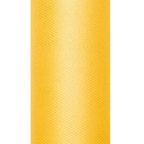 Gele Tule Rol 30cm 9m, Hobby en Vrije tijd, Feestartikelen, Nieuw, Verzenden