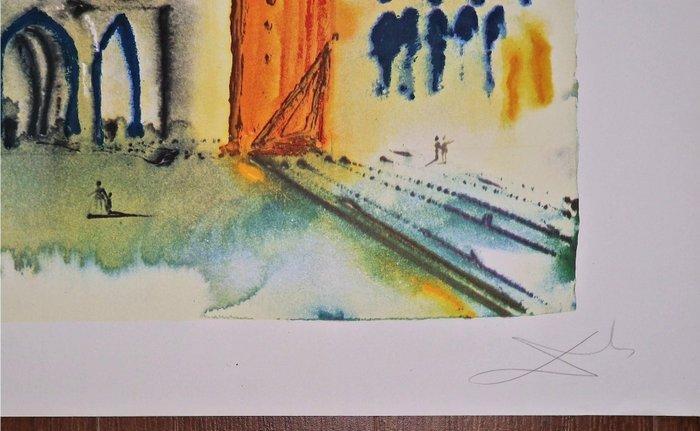 Salvador Dali (1904-1989) - Homenaje a Venecia - Basílica de, Antiek en Kunst, Antiek | Overige Antiek