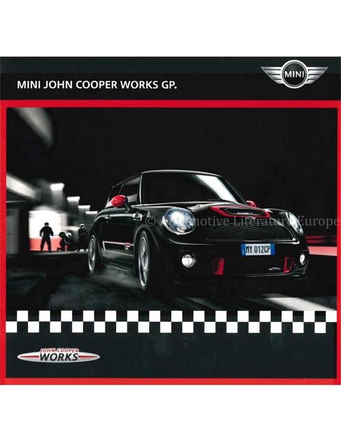 2012 MINI JOHN COOPER WORKS GP BROCHURE DUITS, Boeken, Auto's | Folders en Tijdschriften, Ophalen of Verzenden