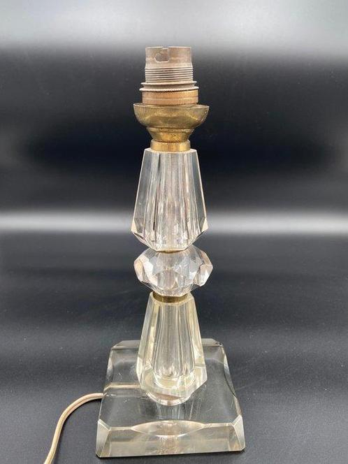 Superbe lampe à poser en cristal taillé - Art déco, Antiek en Kunst, Kunst | Designobjecten