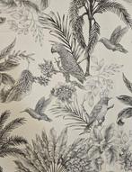Tissu style bohème noir et blanc - design réaliste - Textile, Antiek en Kunst