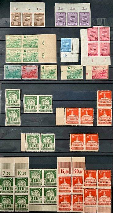 Geallieerde bezetting - Duitsland 1945 - Sovjetzone - Saksen, Postzegels en Munten, Postzegels | Europa | Duitsland