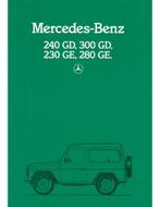 1984 MERCEDES BENZ G KLASSE BROCHURE NEDERLANDS, Nieuw
