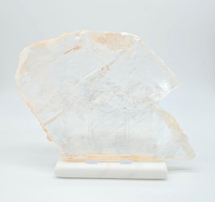 Mariaglas (heldere seleniet) zie filmpje, Handtassen en Accessoires, Edelstenen, Ophalen of Verzenden