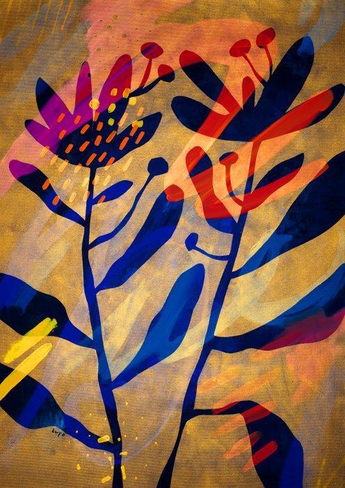 Lupo - Urban Jungle 198 - Real Gold - XXL-NO Reserve, Antiek en Kunst, Kunst | Designobjecten