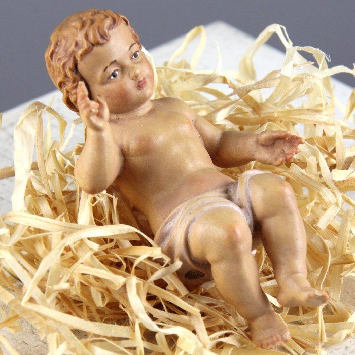 Lepi - Val Gardena - Snijwerk, Jezus-kind Kerstgroep - 8 cm, Antiek en Kunst, Antiek | Boeken en Manuscripten