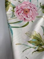 Luxe roze pioenroos katoenen satijnen bekleding en