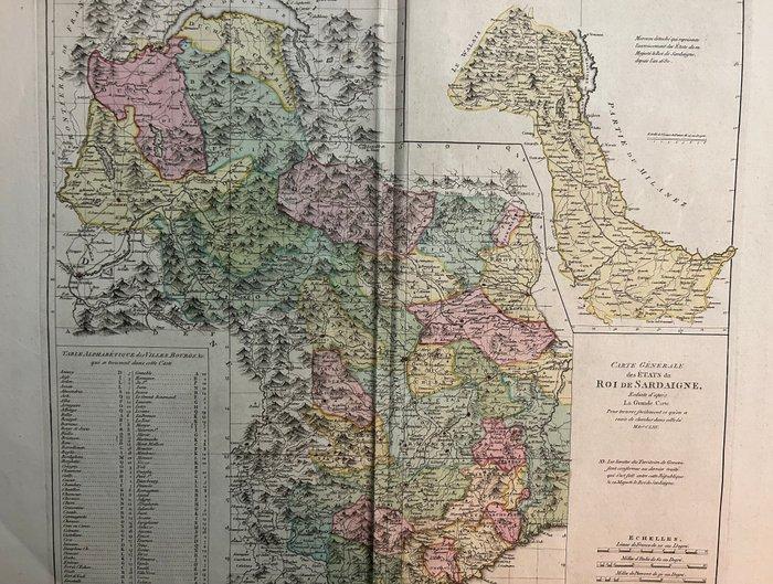 Italië - Piemonte, Savoia, West-Ligurië, Comté de Nice //, Boeken, Atlassen en Landkaarten