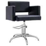 Salon Stoel Zwart | Retour Deal | Stalen Frame & Comfort, Gebruikt, Eenpersoons, Verzenden, Minder dan 75 cm
