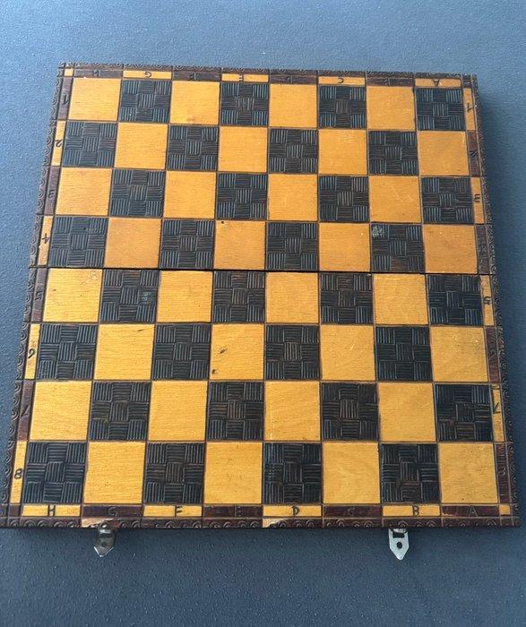Schaakspel - Hout, Antiek en Kunst, Curiosa en Brocante