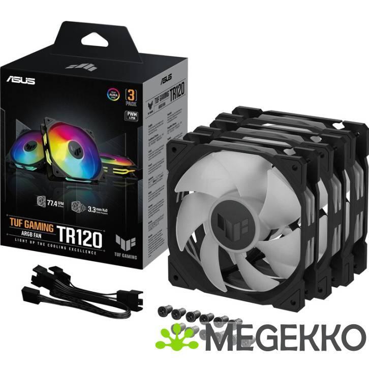ASUS TUF GAMING TR120 FAN ARGB BLACK 3IN1, Computers en Software, Computerkoelers, Nieuw, Verzenden
