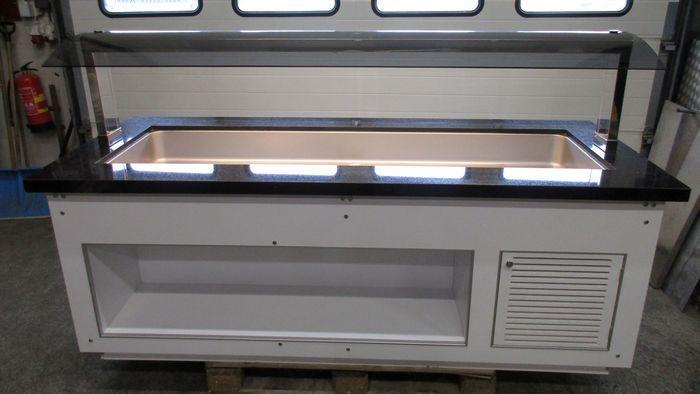 Saladette Saro SB-C-230-INF Cold, Koelbuffet, B230 x D88 x, Zakelijke goederen, Horeca | Keukenapparatuur