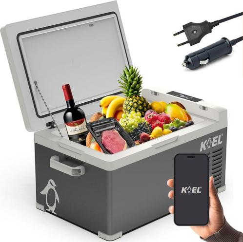 KOEL Crate 25 - Compressor Koelbox Elektrisch 12V en 230, Caravans en Kamperen, Koelboxen, Zo goed als nieuw, Verzenden