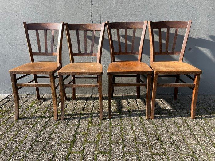 Lutherma - Stoel (4) - houten stoel - Hout, Antiek en Kunst, Curiosa en Brocante