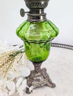 kosmos Bremer - lampe pétrole toupie dun ravissant vert -, Antiek en Kunst